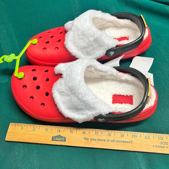 Crocs Santa fleece lined Christmas/Holiday - Picture 8 of 10
